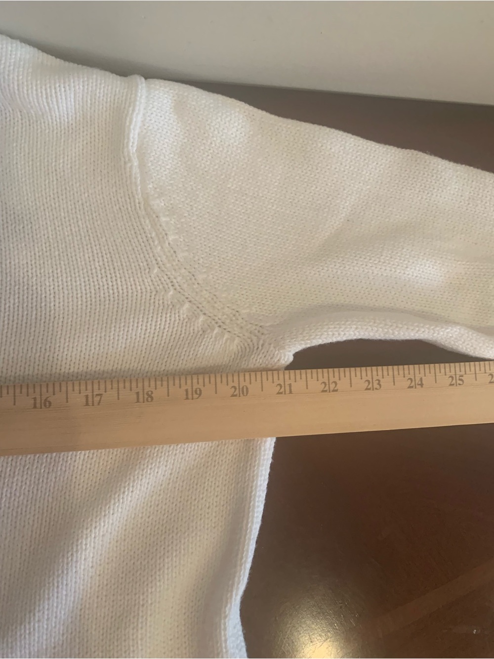 NWOT Polo Ralph Lauren 100% Cotton White Crewneck Sweater with Polo Bear - Picture 11 of 12